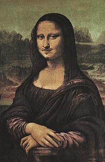 'La Mona Lisa' según Marcel Duchamp. 'La Mona Lisa' según Marcel Duchamp.