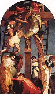 Jesús es bajado de la Cruz