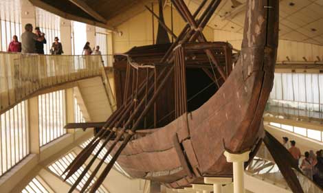 La barca hallada en 1954 tiene 43 metros de eslora. | F. Carrión.