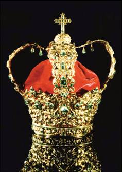 Corona de los Andes | Crown of Andes | esmeralda tachonada Gold Crown