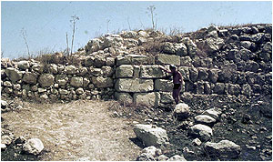 Fig. 18. The Judean palace-fort: the southwest corner