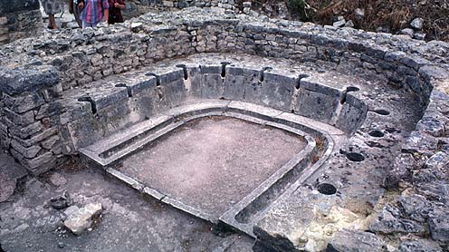 Latrinen Thermen der Zyklopen