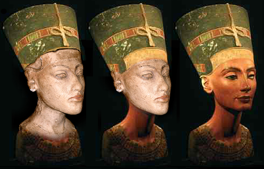 Berlin Nefertiti Comparison