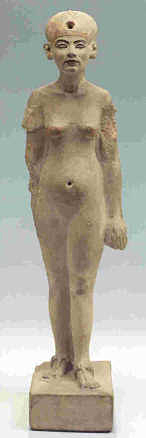 Nefertiti Limestone Statuette