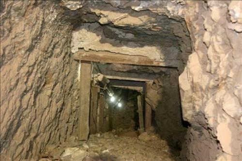Un túnel en la tumba de Seti I
