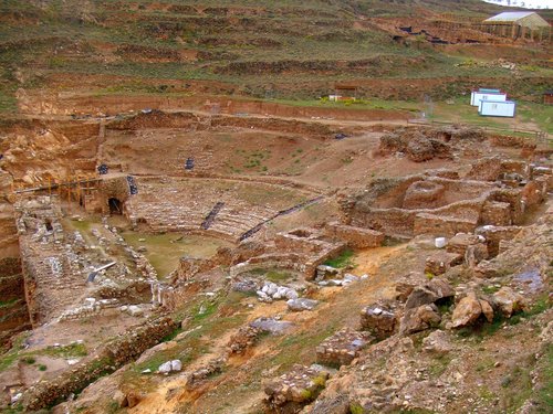 ‹(•¿•)› excavaciones anfiteatro romano de Bilbilis (Calatayud)  2007
