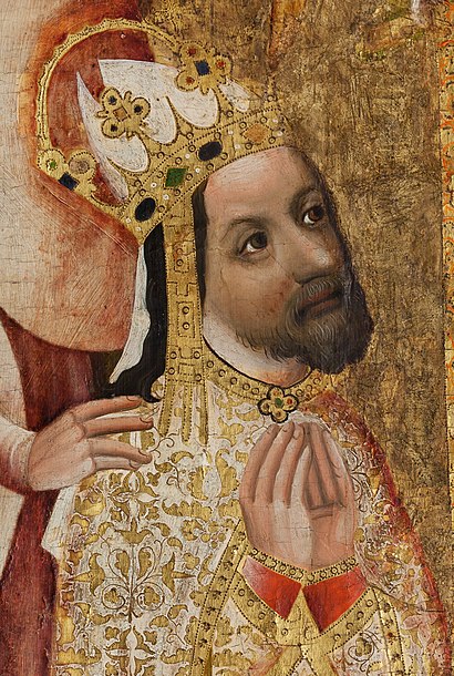 Archivo:Charles IV-John Ocko votive picture-fragment.jpg