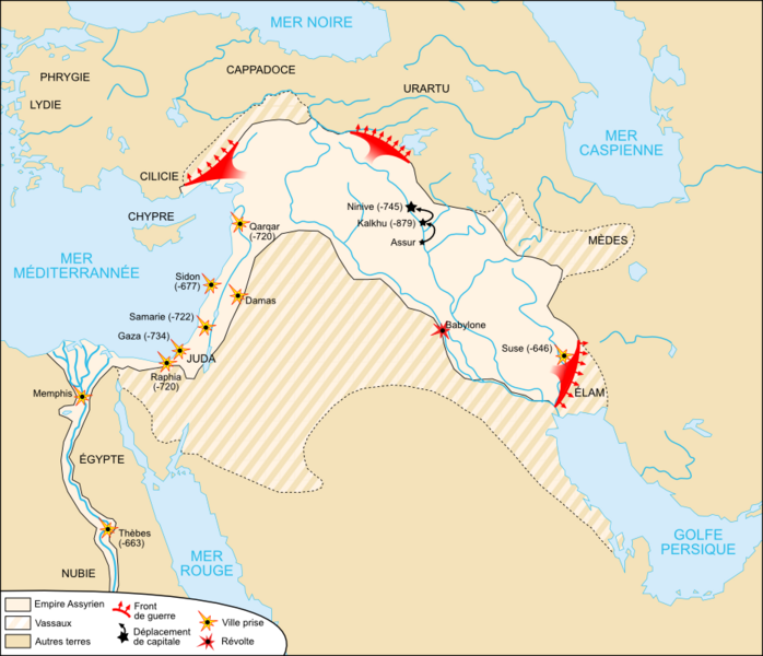 Archivo:Carte-Empire néo-assyrien.png
