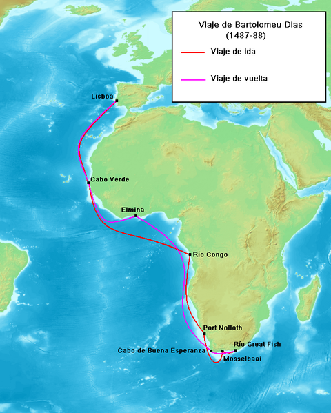 Archivo:Bartolomeu Dias Voyage.PNG
