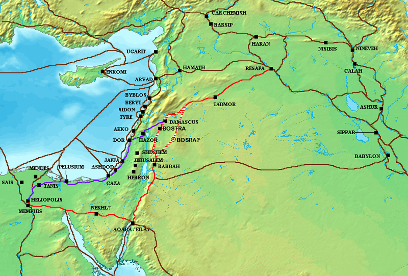 Archivo:Ancient Levant routes.png