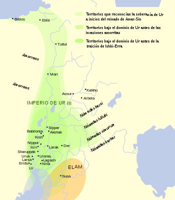 Archivo:Mapa Tercera Dinastia de Ur.svg