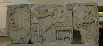 Relief from the Harpy Tomb, Xanthos